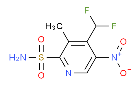 4-(Difluoromethyl)-3-methyl-5-nitropyridine-2-sulfonamide