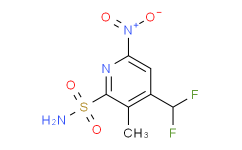 4-(Difluoromethyl)-3-methyl-6-nitropyridine-2-sulfonamide
