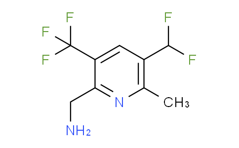 2-(Aminomethyl)-5-(difluoromethyl)-6-methyl-3-(trifluoromethyl)pyridine
