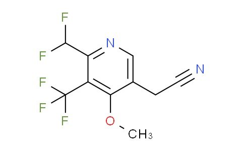AM117745 | 1805072-25-6 | 2-(Difluoromethyl)-4-methoxy-3-(trifluoromethyl)pyridine-5-acetonitrile