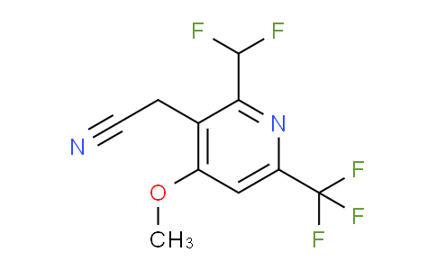 2-(Difluoromethyl)-4-methoxy-6-(trifluoromethyl)pyridine-3-acetonitrile
