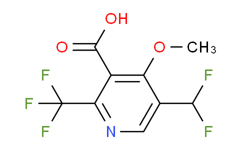 5-(Difluoromethyl)-4-methoxy-2-(trifluoromethyl)pyridine-3-carboxylic acid