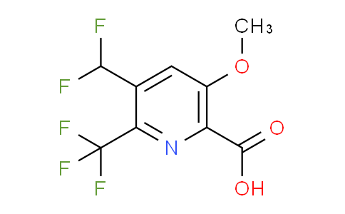 3-(Difluoromethyl)-5-methoxy-2-(trifluoromethyl)pyridine-6-carboxylic acid