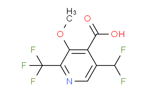 AM117761 | 1805151-43-2 | 5-(Difluoromethyl)-3-methoxy-2-(trifluoromethyl)pyridine-4-carboxylic acid