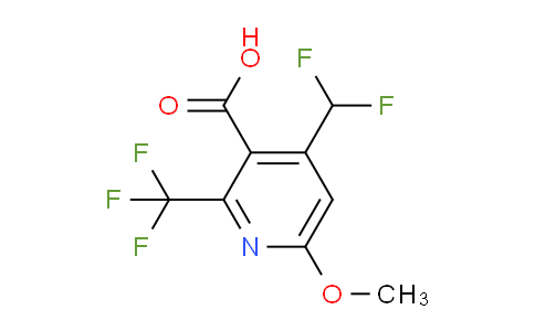 AM117764 | 1806036-48-5 | 4-(Difluoromethyl)-6-methoxy-2-(trifluoromethyl)pyridine-3-carboxylic acid