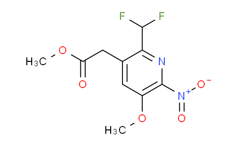 AM117774 | 1807141-07-6 | Methyl 2-(difluoromethyl)-5-methoxy-6-nitropyridine-3-acetate