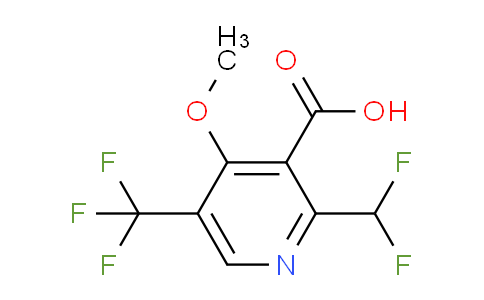 AM117776 | 1805151-34-1 | 2-(Difluoromethyl)-4-methoxy-5-(trifluoromethyl)pyridine-3-carboxylic acid