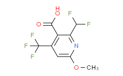AM117785 | 1806995-11-8 | 2-(Difluoromethyl)-6-methoxy-4-(trifluoromethyl)pyridine-3-carboxylic acid