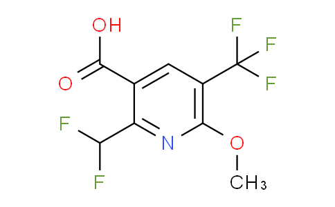 2-(Difluoromethyl)-6-methoxy-5-(trifluoromethyl)pyridine-3-carboxylic acid