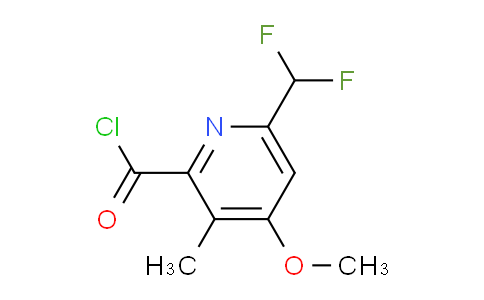 6-(Difluoromethyl)-4-methoxy-3-methylpyridine-2-carbonyl chloride