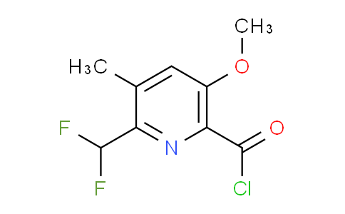 2-(Difluoromethyl)-5-methoxy-3-methylpyridine-6-carbonyl chloride