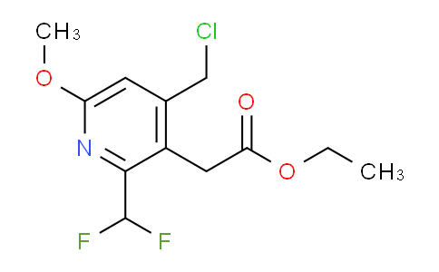 AM117797 | 1807143-61-8 | Ethyl 4-(chloromethyl)-2-(difluoromethyl)-6-methoxypyridine-3-acetate