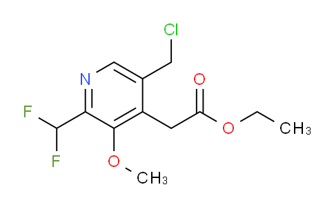 AM117807 | 1807143-80-1 | Ethyl 5-(chloromethyl)-2-(difluoromethyl)-3-methoxypyridine-4-acetate