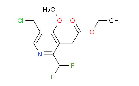 AM117808 | 1805269-74-2 | Ethyl 5-(chloromethyl)-2-(difluoromethyl)-4-methoxypyridine-3-acetate