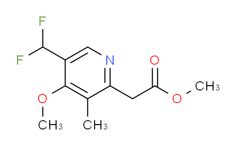 AM117821 | 1805436-16-1 | Methyl 5-(difluoromethyl)-4-methoxy-3-methylpyridine-2-acetate