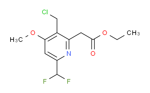 AM117827 | 1806036-22-5 | Ethyl 3-(chloromethyl)-6-(difluoromethyl)-4-methoxypyridine-2-acetate