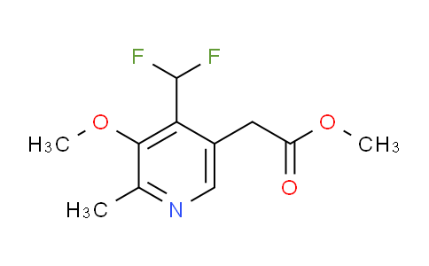 AM117830 | 1805554-11-3 | Methyl 4-(difluoromethyl)-3-methoxy-2-methylpyridine-5-acetate