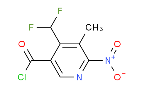 AM117843 | 1805435-63-5 | 4-(Difluoromethyl)-3-methyl-2-nitropyridine-5-carbonyl chloride