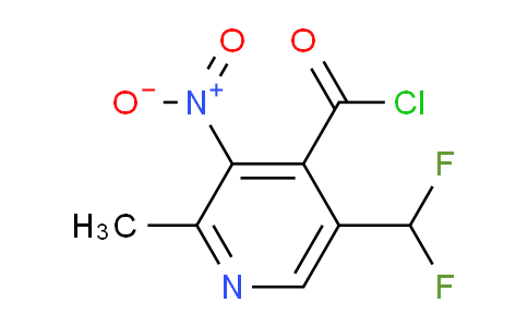 AM117848 | 1805559-97-0 | 5-(Difluoromethyl)-2-methyl-3-nitropyridine-4-carbonyl chloride