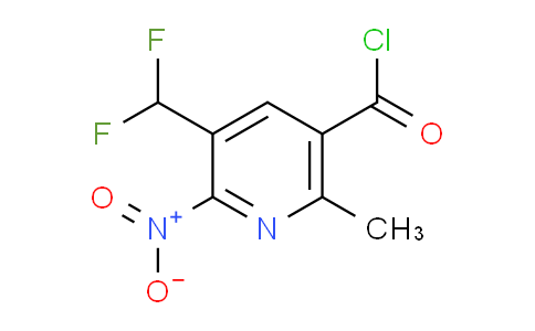 AM117851 | 1806966-06-2 | 3-(Difluoromethyl)-6-methyl-2-nitropyridine-5-carbonyl chloride