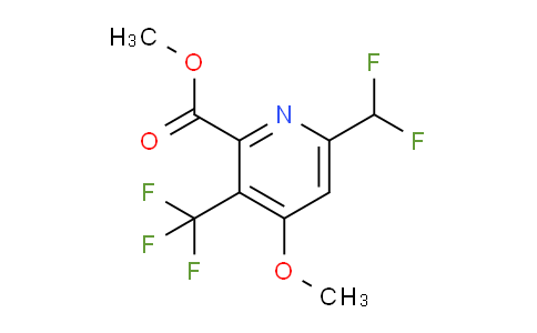 AM117853 | 1805550-13-3 | Methyl 6-(difluoromethyl)-4-methoxy-3-(trifluoromethyl)pyridine-2-carboxylate