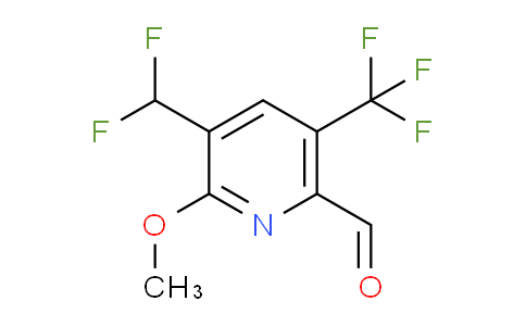 3-(Difluoromethyl)-2-methoxy-5-(trifluoromethyl)pyridine-6-carboxaldehyde