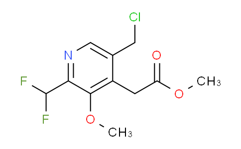 AM117891 | 1806955-51-0 | Methyl 5-(chloromethyl)-2-(difluoromethyl)-3-methoxypyridine-4-acetate