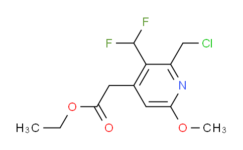 AM117900 | 1805620-40-9 | Ethyl 2-(chloromethyl)-3-(difluoromethyl)-6-methoxypyridine-4-acetate