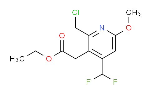 AM117902 | 1805468-19-2 | Ethyl 2-(chloromethyl)-4-(difluoromethyl)-6-methoxypyridine-3-acetate