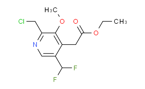 AM117904 | 1805206-52-3 | Ethyl 2-(chloromethyl)-5-(difluoromethyl)-3-methoxypyridine-4-acetate