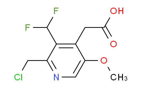 2-(Chloromethyl)-3-(difluoromethyl)-5-methoxypyridine-4-acetic acid