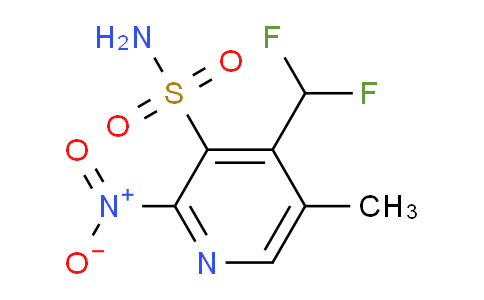 4-(Difluoromethyl)-5-methyl-2-nitropyridine-3-sulfonamide