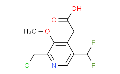 2-(Chloromethyl)-5-(difluoromethyl)-3-methoxypyridine-4-acetic acid