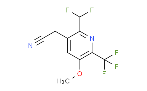 AM117933 | 1805072-48-3 | 2-(Difluoromethyl)-5-methoxy-6-(trifluoromethyl)pyridine-3-acetonitrile