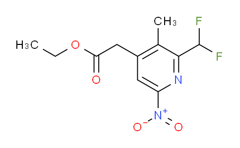 AM117946 | 1805470-71-6 | Ethyl 2-(difluoromethyl)-3-methyl-6-nitropyridine-4-acetate