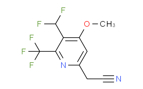 AM117947 | 1805559-15-2 | 3-(Difluoromethyl)-4-methoxy-2-(trifluoromethyl)pyridine-6-acetonitrile