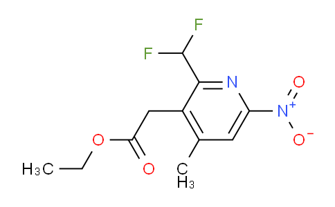 AM117952 | 1807144-79-1 | Ethyl 2-(difluoromethyl)-4-methyl-6-nitropyridine-3-acetate
