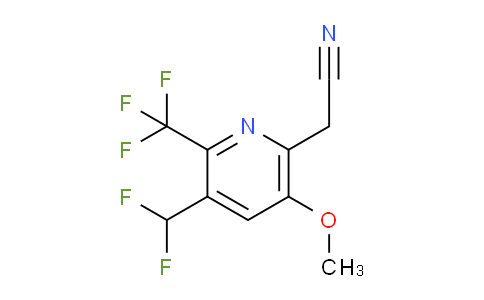 AM117953 | 1805151-14-7 | 3-(Difluoromethyl)-5-methoxy-2-(trifluoromethyl)pyridine-6-acetonitrile