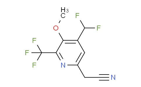 AM117961 | 1805468-86-3 | 4-(Difluoromethyl)-3-methoxy-2-(trifluoromethyl)pyridine-6-acetonitrile