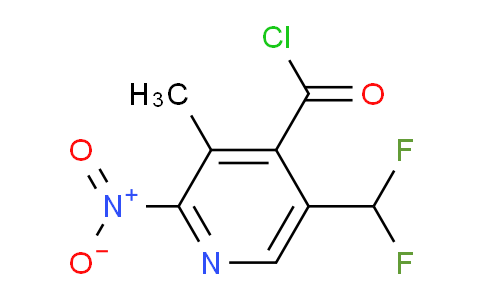 AM117970 | 1807145-09-0 | 5-(Difluoromethyl)-3-methyl-2-nitropyridine-4-carbonyl chloride