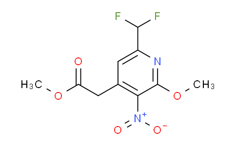 AM117981 | 1805614-10-1 | Methyl 6-(difluoromethyl)-2-methoxy-3-nitropyridine-4-acetate