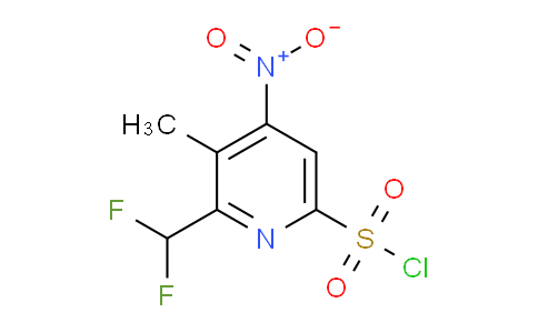 AM117982 | 1806966-16-4 | 2-(Difluoromethyl)-3-methyl-4-nitropyridine-6-sulfonyl chloride