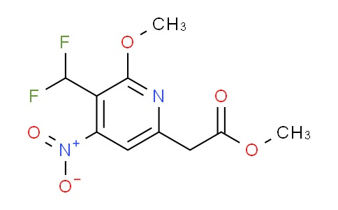 AM117985 | 1805557-87-2 | Methyl 3-(difluoromethyl)-2-methoxy-4-nitropyridine-6-acetate