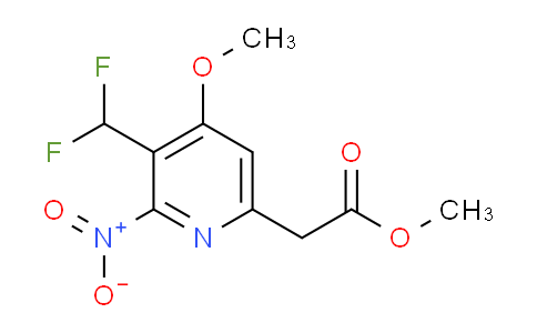 AM117989 | 1805467-78-0 | Methyl 3-(difluoromethyl)-4-methoxy-2-nitropyridine-6-acetate