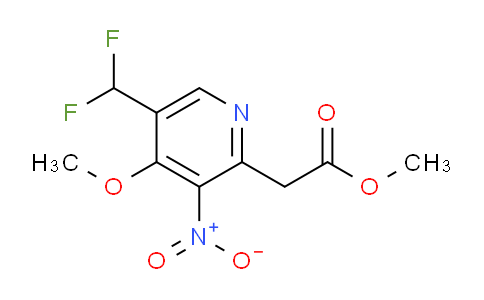 AM117991 | 1805618-81-8 | Methyl 5-(difluoromethyl)-4-methoxy-3-nitropyridine-2-acetate