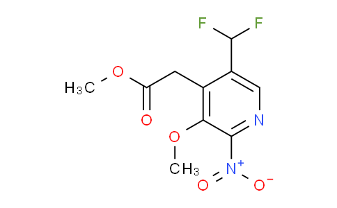 AM117999 | 1805150-21-3 | Methyl 5-(difluoromethyl)-3-methoxy-2-nitropyridine-4-acetate