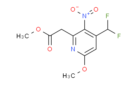 AM118003 | 1807104-87-5 | Methyl 4-(difluoromethyl)-6-methoxy-3-nitropyridine-2-acetate