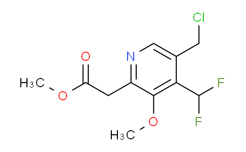 Methyl 5-(chloromethyl)-4-(difluoromethyl)-3-methoxypyridine-2-acetate