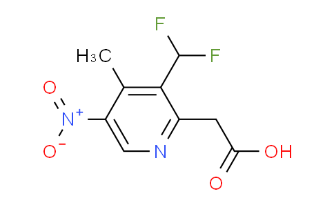 AM118026 | 1805435-43-1 | 3-(Difluoromethyl)-4-methyl-5-nitropyridine-2-acetic acid
