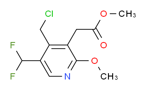 AM118029 | 1805556-83-5 | Methyl 4-(chloromethyl)-5-(difluoromethyl)-2-methoxypyridine-3-acetate